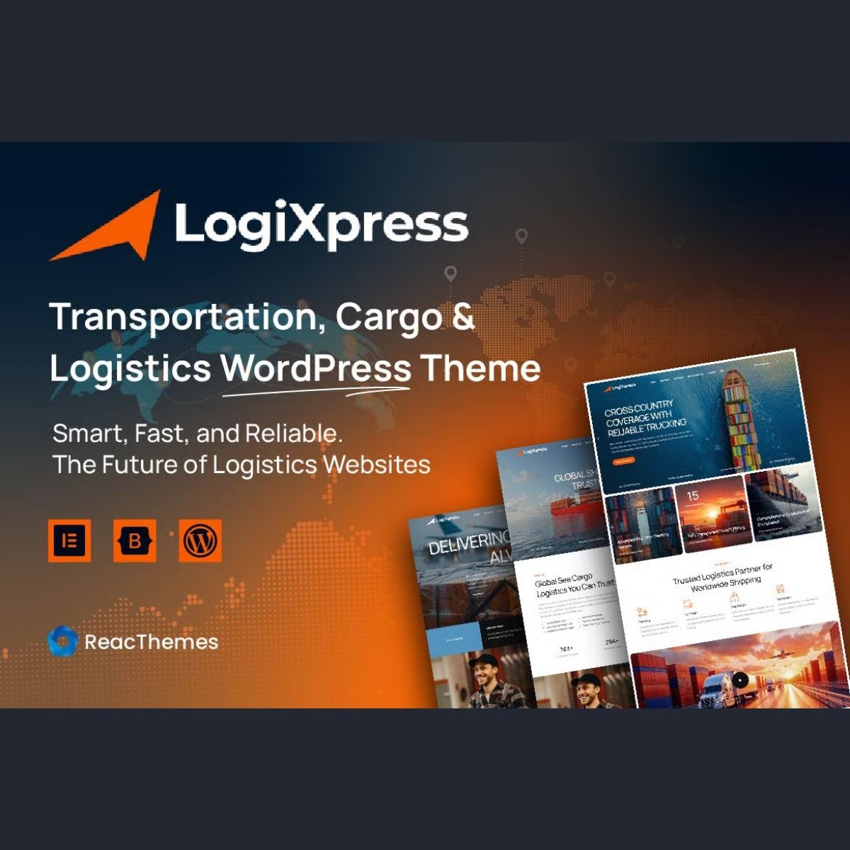 LogiXpress - Transportation, Cargo & Logistics WordPress Theme LogiXpress - Transportation, Cargo & Logistics WordPress Theme