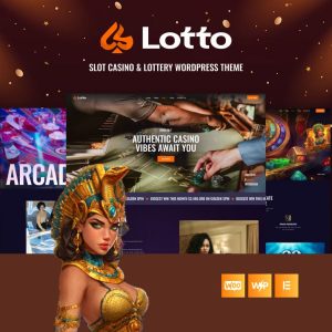 Lotto - Slot Casino & Lottery WordPress Theme