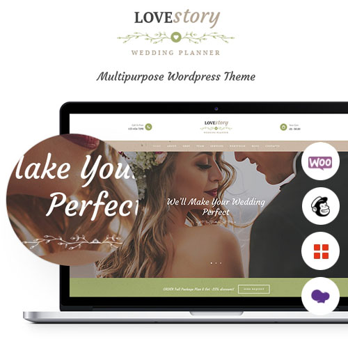 Love Story | Wedding and Event Planner WordPress Theme Love Story | Wedding and Event Planner WordPress Theme
