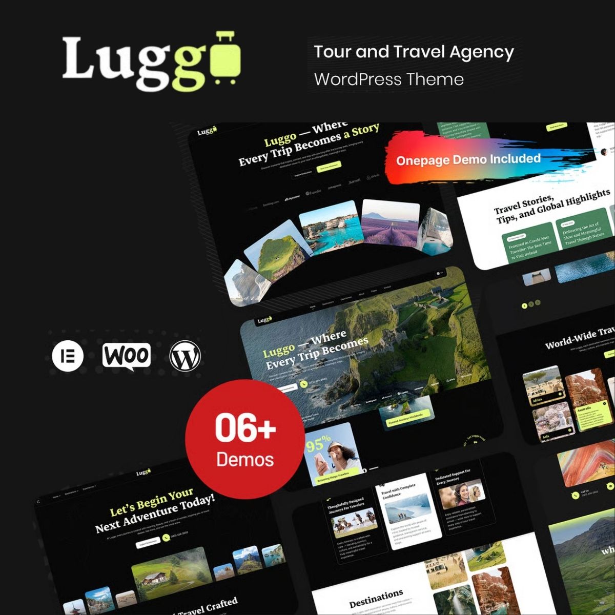 Luggo - Tour and Travel Agency WordPress Theme Luggo - Tour and Travel Agency WordPress Theme