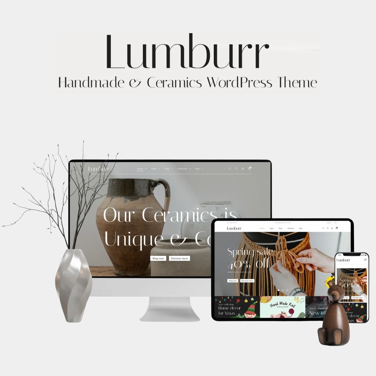 Lumburr - Handmade & Ceramics WordPress Theme Lumburr - Handmade & Ceramics WordPress Theme