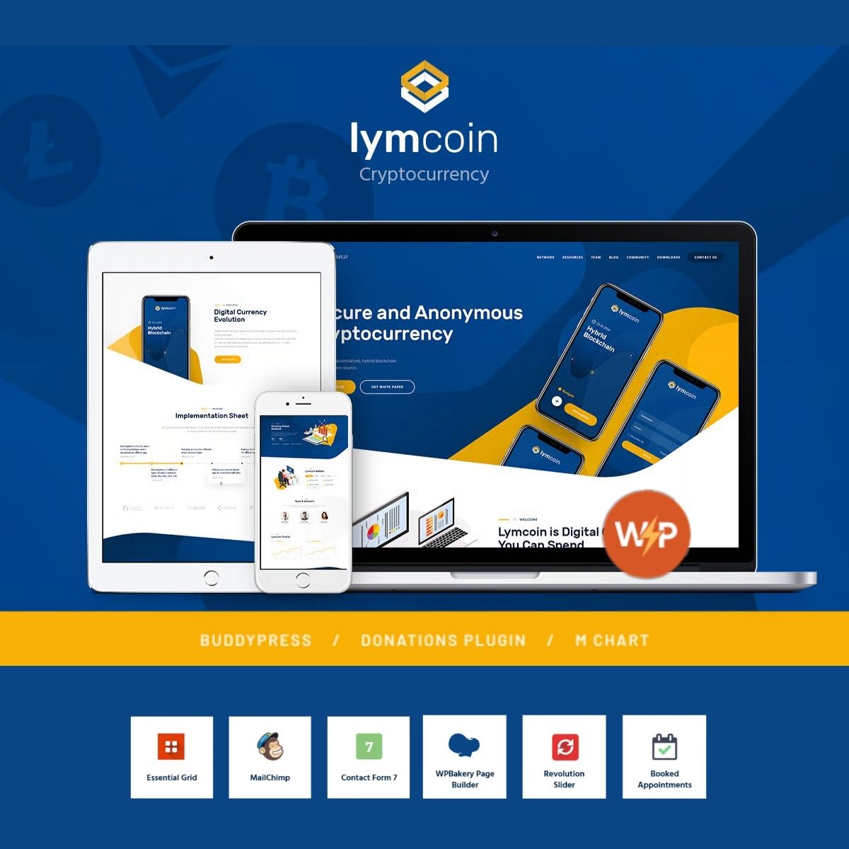 Lymcoin | ICO Cryptocurrency Bitcoin WordPress Theme Lymcoin | ICO Cryptocurrency Bitcoin WordPress Theme