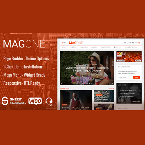 MagOne - News Magazine WordPress Theme MagOne - News Magazine WordPress Theme
