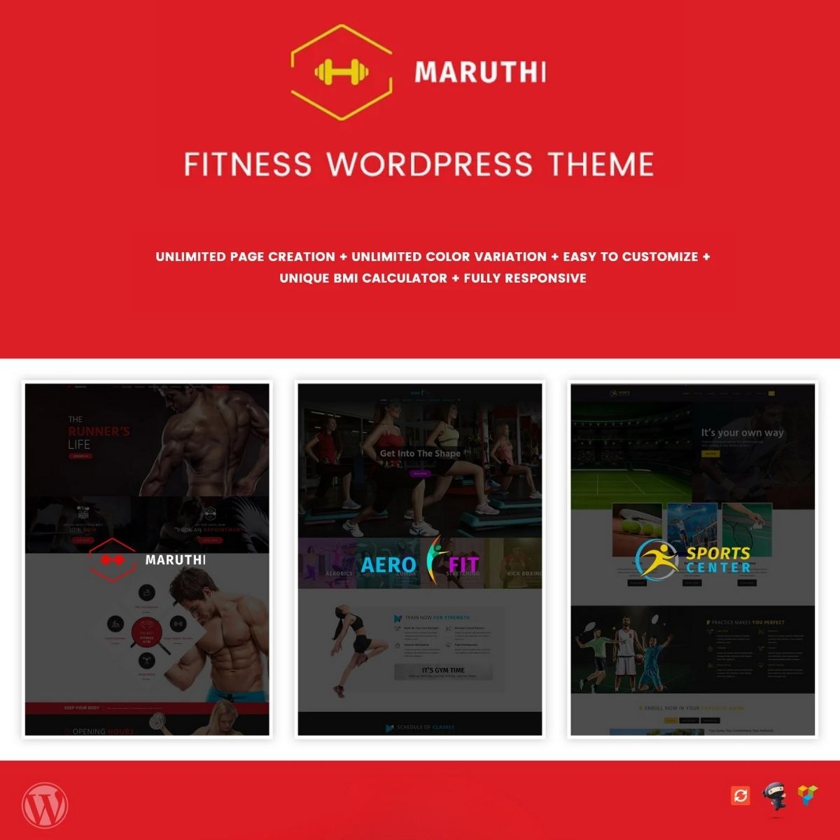 Maruthi - Fitness Gym WordPress Theme Maruthi - Fitness Gym WordPress Theme