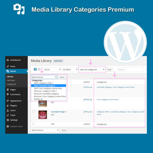 Media Library Categories Premium Media Library Categories Premium