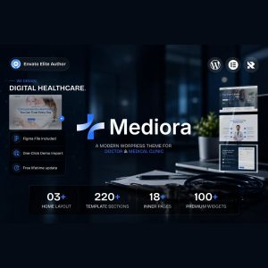 Mediora - Doctor & Medical Clinic Elementor WordPress Theme
