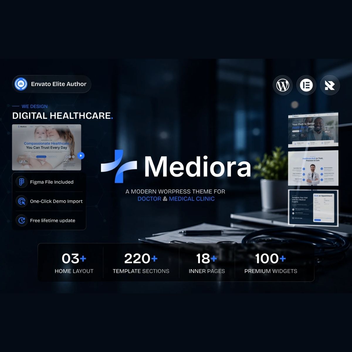 Mediora - Doctor & Medical Clinic Elementor WordPress Theme Mediora - Doctor & Medical Clinic Elementor WordPress Theme
