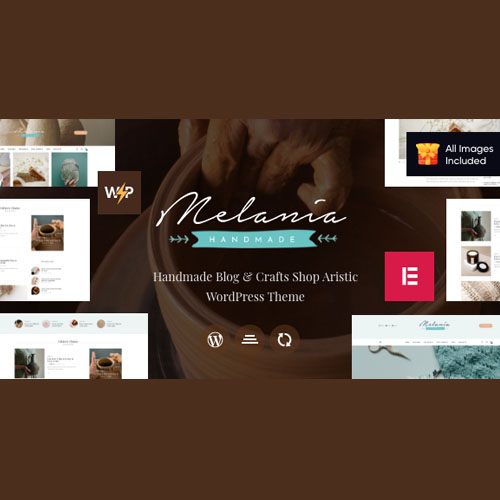 Melania | Blog about Handmade & Crafts WordPress Theme + Shop Melania | Blog about Handmade & Crafts WordPress Theme + Shop