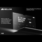 Mellow - Personal Portfolio WordPress Theme