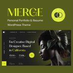 Merge - Personal Portfolio & Resume WordPress Theme