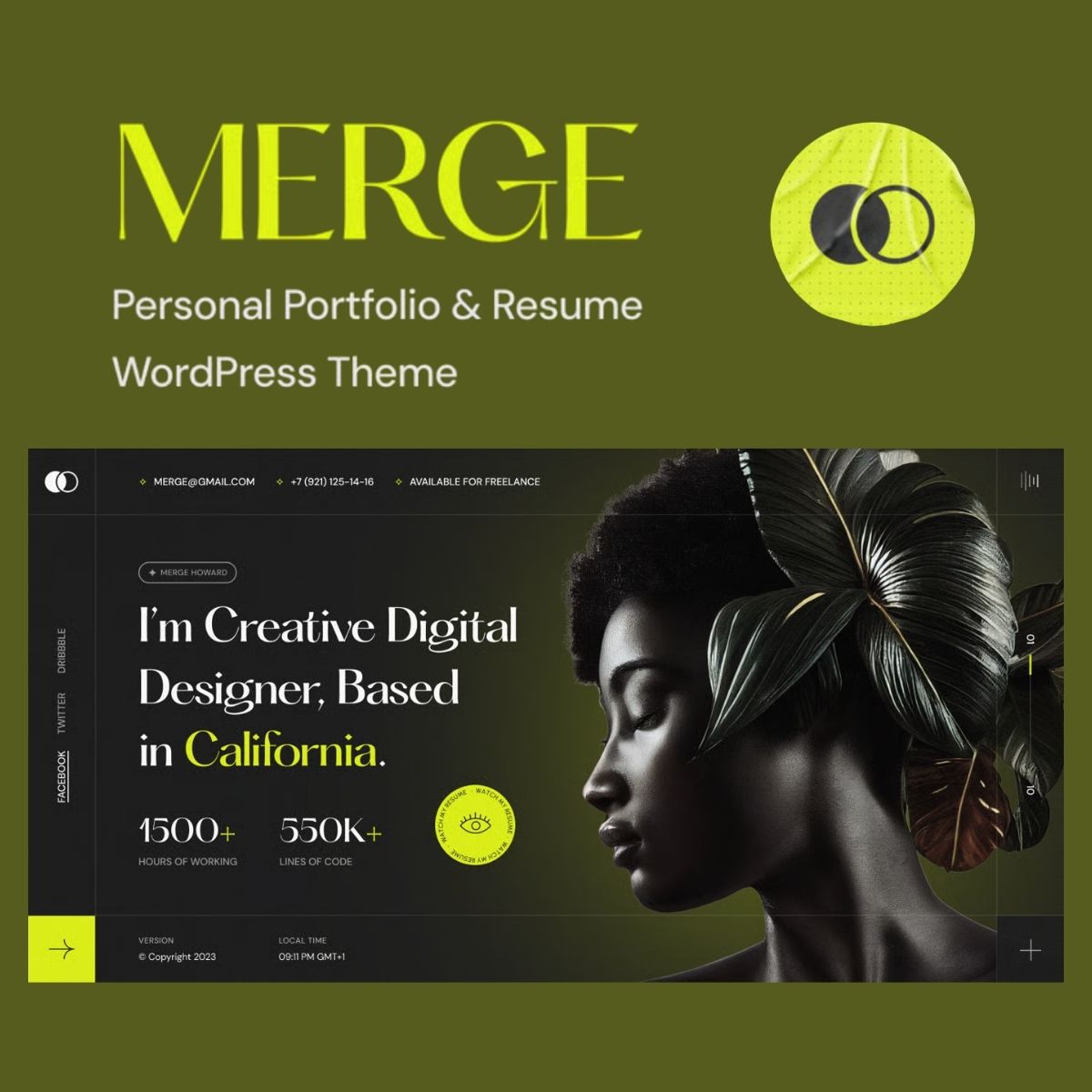 Merge - Personal Portfolio & Resume WordPress Theme Merge - Personal Portfolio & Resume WordPress Theme
