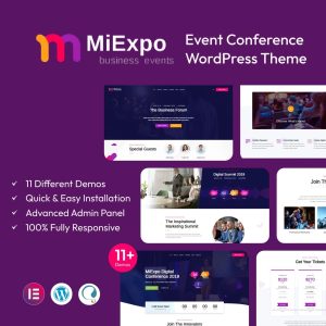 MiExpo | Event Conference Elementor WordPress Theme