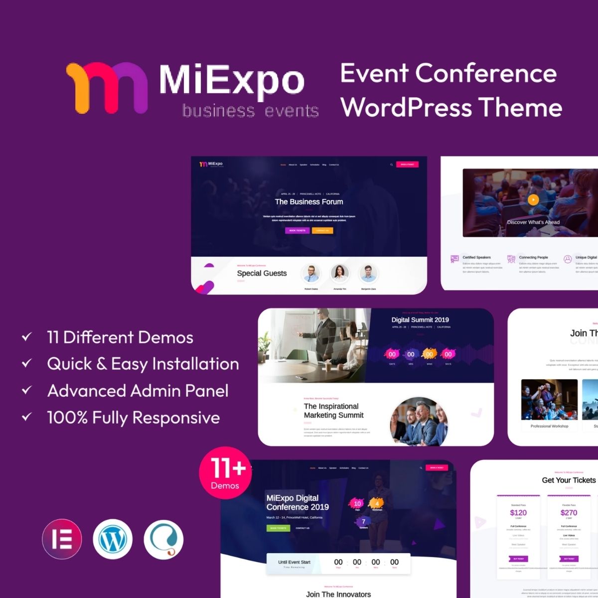 MiExpo | Event Conference Elementor WordPress Theme MiExpo | Event Conference Elementor WordPress Theme