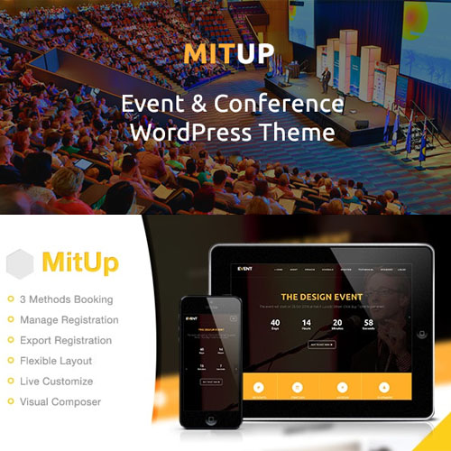 MitUp - Event & Conference WordPress Theme MitUp - Event & Conference WordPress Theme