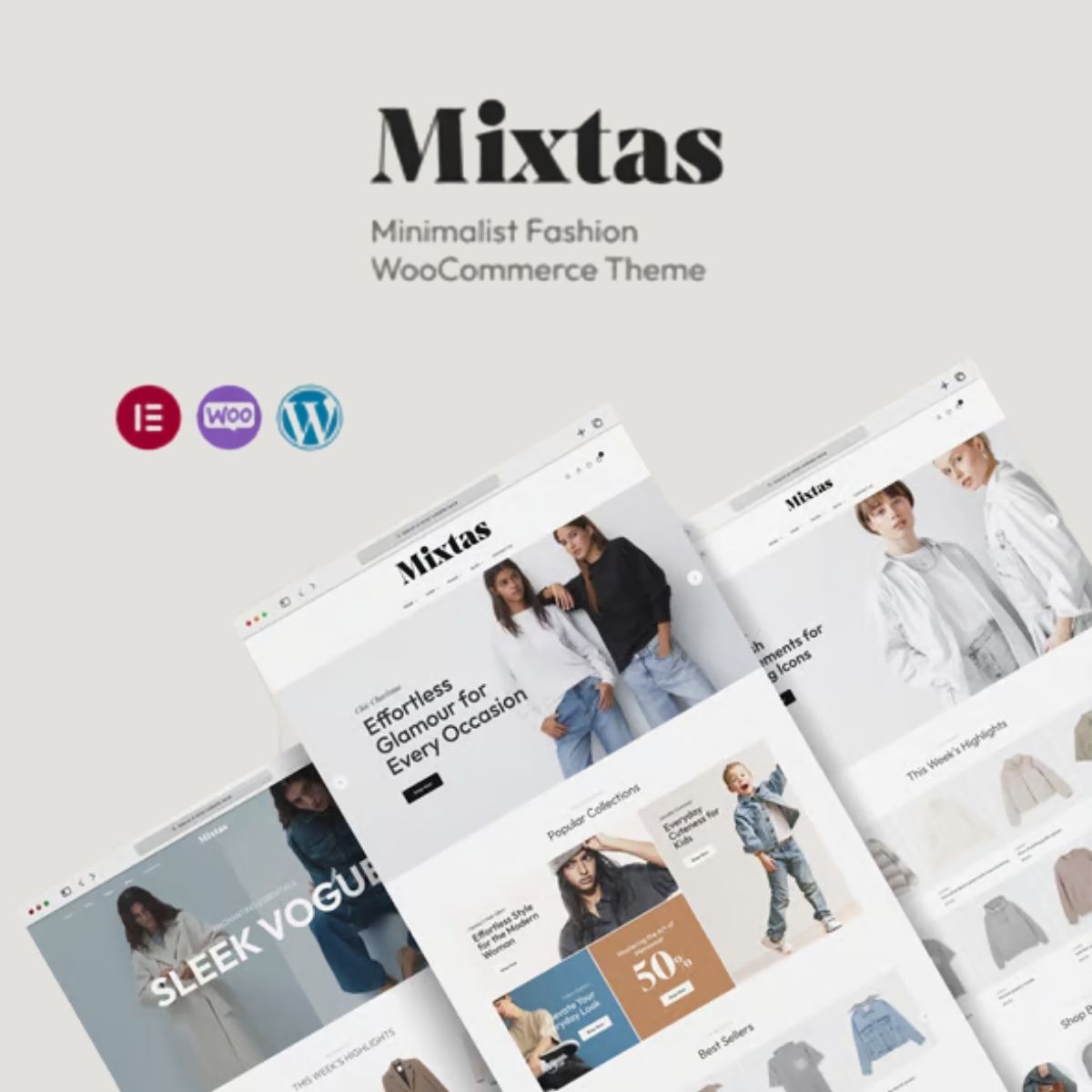 Mixtas - Minimalist Fashion WooCommerce Theme Mixtas - Minimalist Fashion WooCommerce Theme