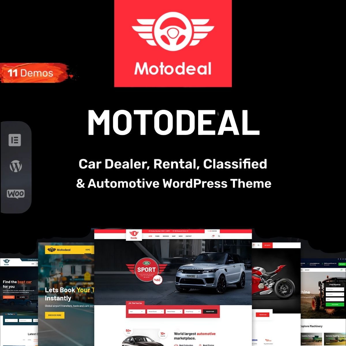 Motodeal - Car Dealer & Classified WordPress Theme Motodeal - Car Dealer & Classified WordPress Theme