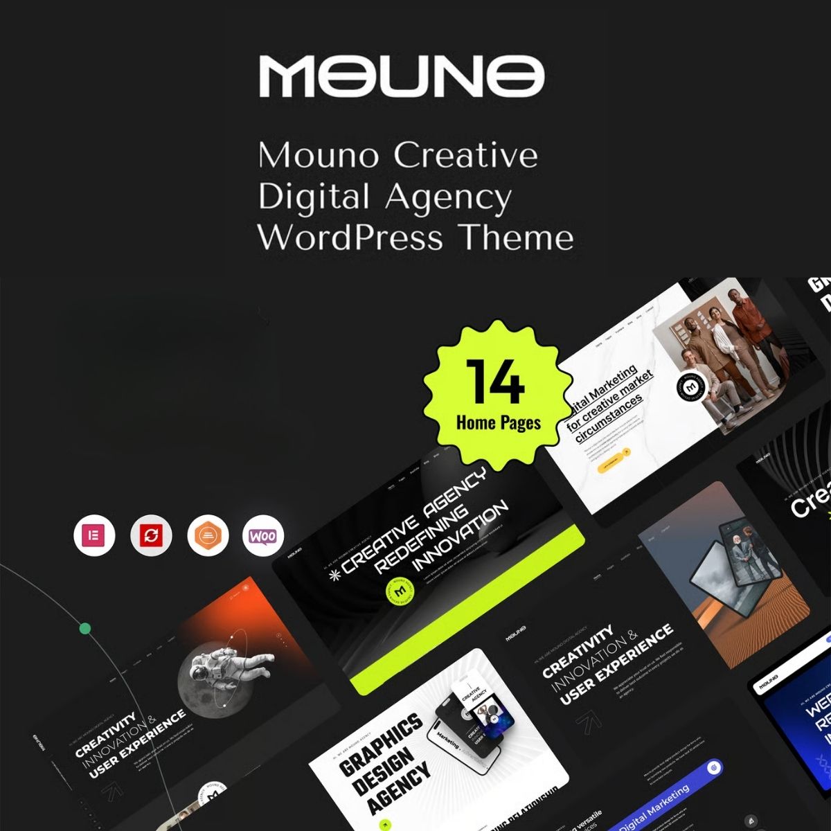 Mouno - Creative Digital Agency WordPress Theme Mouno - Creative Digital Agency WordPress Theme