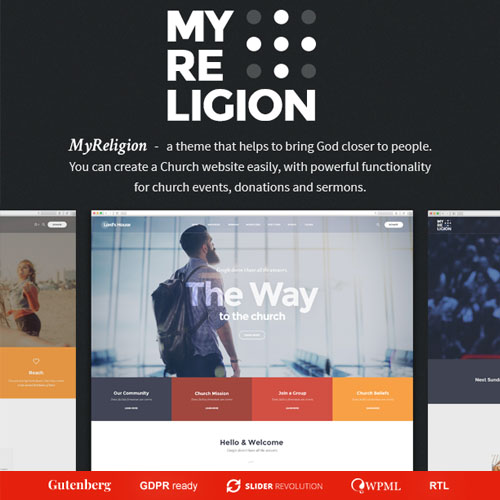 My Religion - Church & Charity WordPress Theme My Religion - Church & Charity WordPress Theme