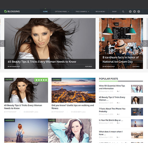 MyThemeShop Blogging WordPress Theme MyThemeShop Blogging WordPress Theme