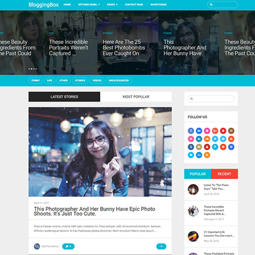 MyThemeShop BloggingBox WordPress Theme MyThemeShop BloggingBox WordPress Theme