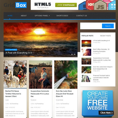 MyThemeShop Gridbox WordPress Theme MyThemeShop Gridbox WordPress Theme