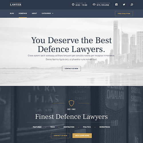 MyThemeShop Lawyer WordPress Theme MyThemeShop Lawyer WordPress Theme