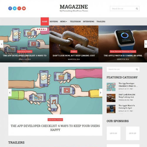 MyThemeShop Magazine WordPress Theme MyThemeShop Magazine WordPress Theme