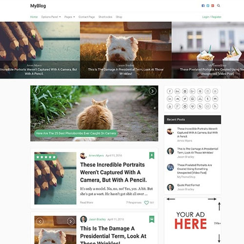 MyThemeShop MyBlog WordPress Theme MyThemeShop MyBlog WordPress Theme