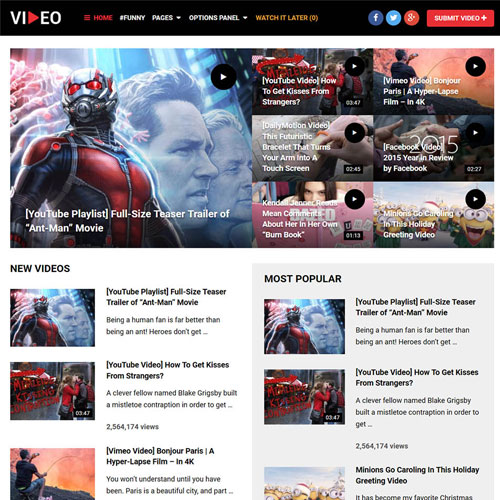 MyThemeShop Video WordPress Theme MyThemeShop Video WordPress Theme