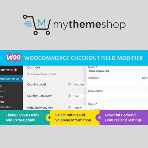 MyThemeShop WooCommerce Checkout Field Modifier MyThemeShop WooCommerce Checkout Field Modifier