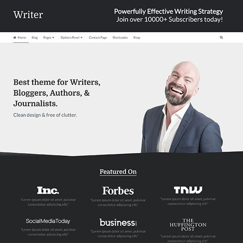 MyThemeShop Writer WordPress Theme MyThemeShop Writer WordPress Theme