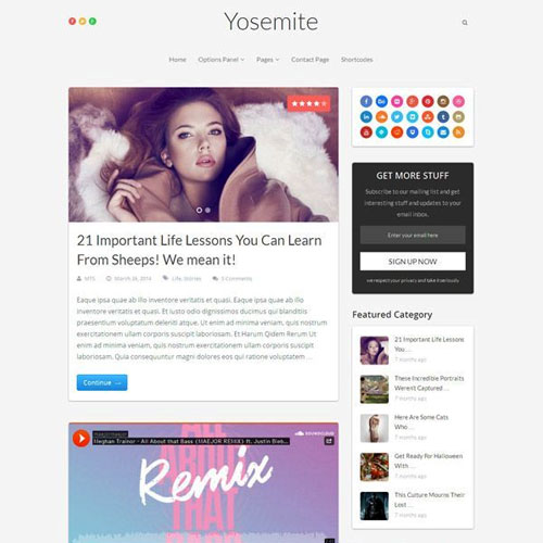 MyThemeShop Yosemite WordPress Theme MyThemeShop Yosemite WordPress Theme