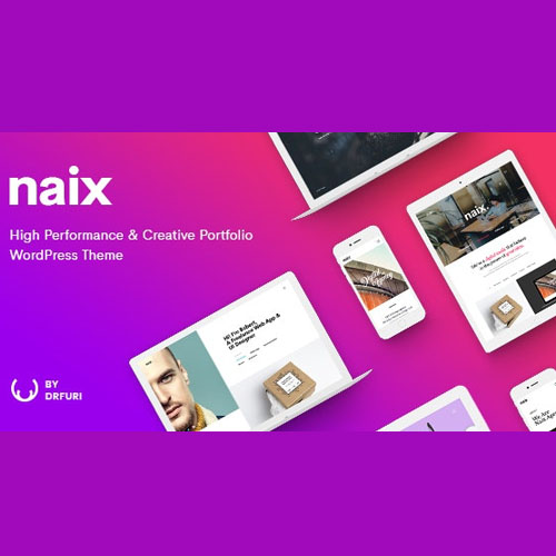 Naix - Creative & High Performance Portfolio WordPress Theme Naix - Creative & High Performance Portfolio WordPress Theme
