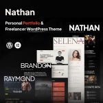 Nathan - Personal Resume CV Portfolio WordPress Theme