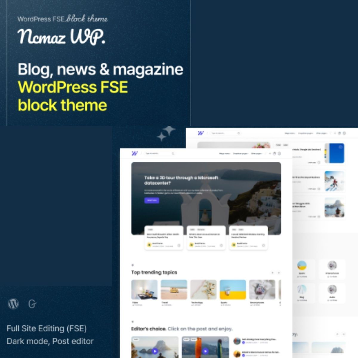 Ncmaz - News Magazine FSE WordPress Block Theme Ncmaz - News Magazine FSE WordPress Block Theme