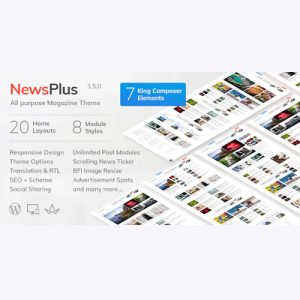 NewsPlus - News and Magazine WordPress theme