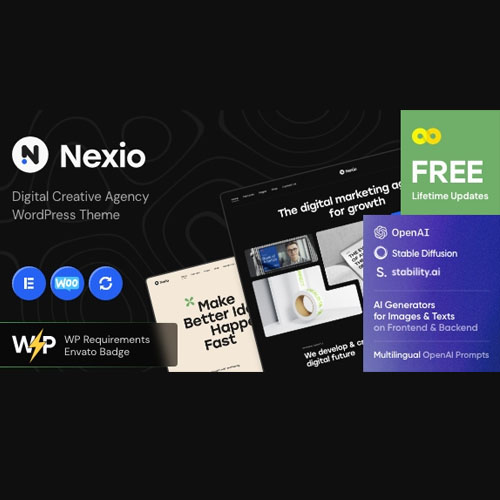 Nexio - Digital Creative Agency WordPress Theme + AI Nexio - Digital Creative Agency WordPress Theme + AI