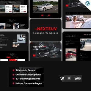 NextEuv - Single Product Shop, EV WordPress Theme