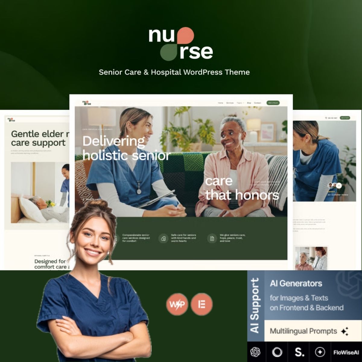 Nurse - Senior Care & Hospital WordPress Theme Nurse - Senior Care & Hospital WordPress Theme