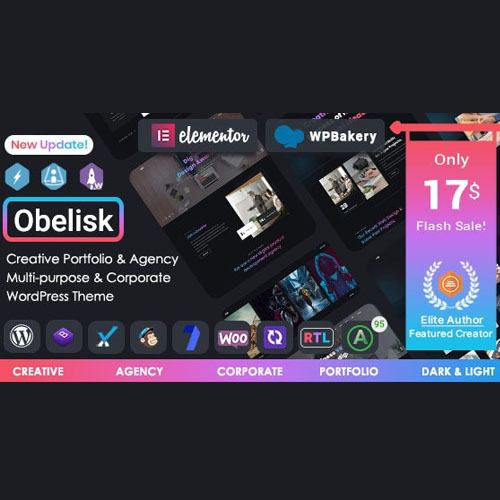 Obelisk - Agency Portfolio & Creative WordPress Theme Obelisk - Agency Portfolio & Creative WordPress Theme