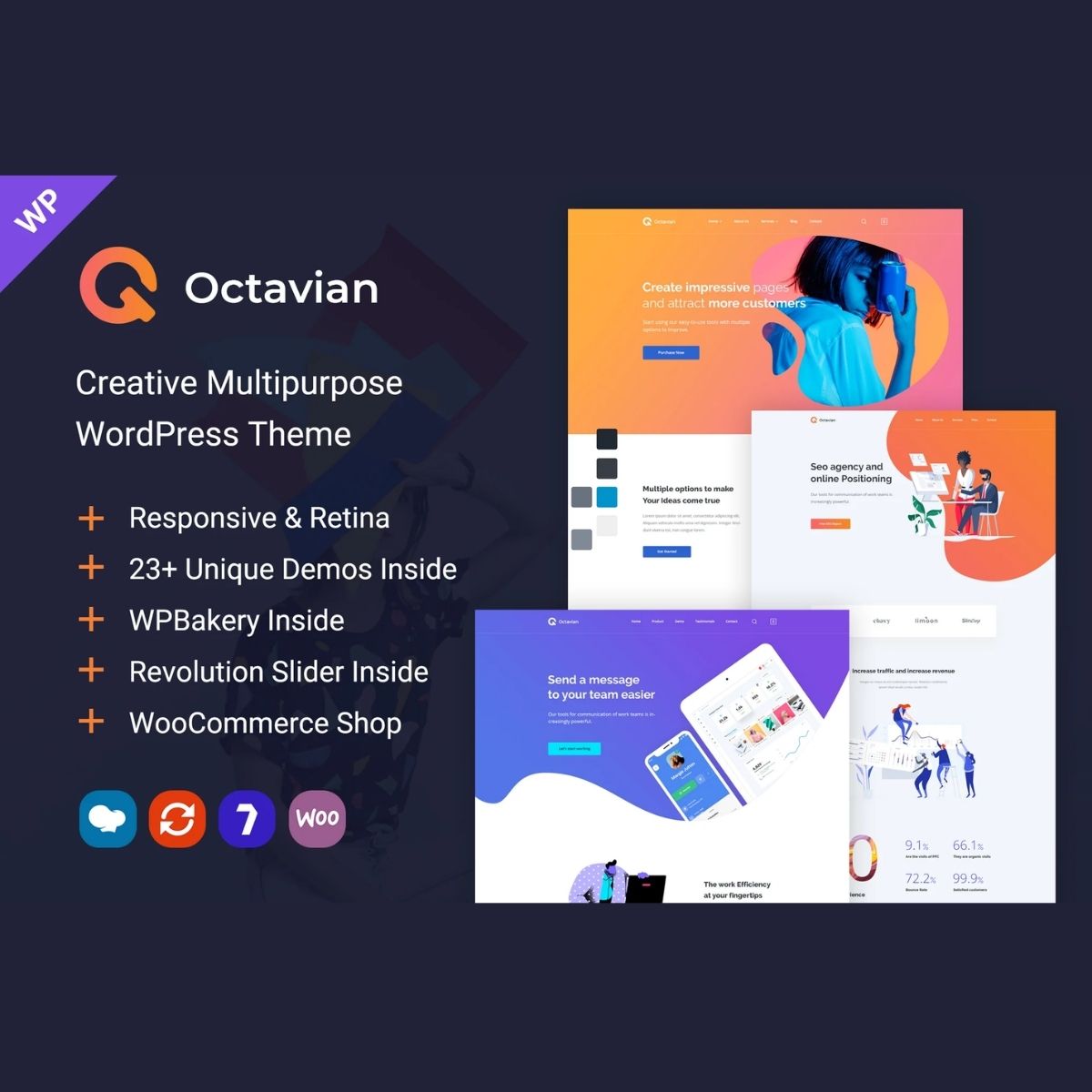Octavian | Creative Multipurpose WordPress Theme Octavian | Creative Multipurpose WordPress Theme
