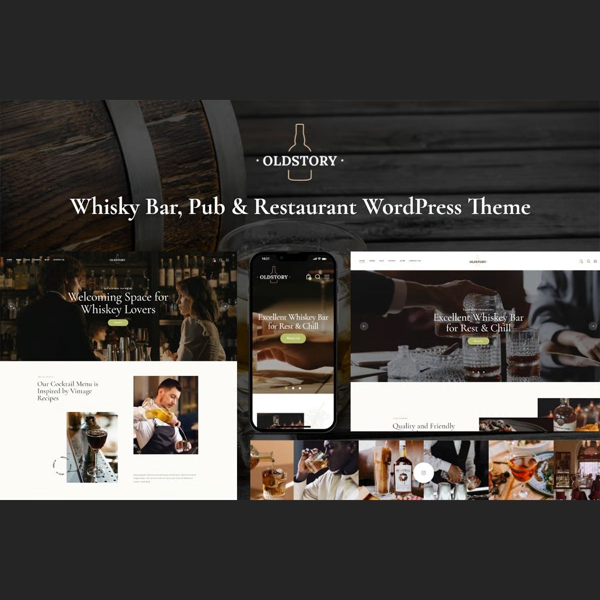 OldStory - Whisky Bar | Pub | Restaurant WordPress Theme OldStory - Whisky Bar | Pub | Restaurant WordPress Theme
