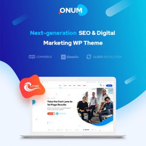 Onum - SEO & Marketing Elementor WordPress Theme
