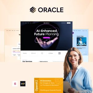 Oracle - AI Projection & Data Science Analytics WordPress Theme