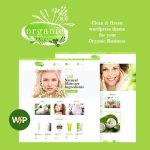 Organic Beauty - Cosmetics Store WordPress Theme