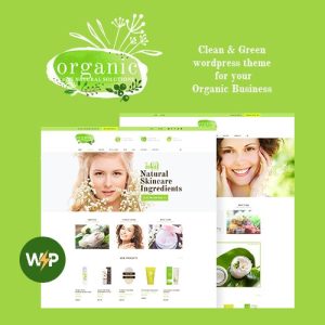 Organic Beauty - Cosmetics Store WordPress Theme