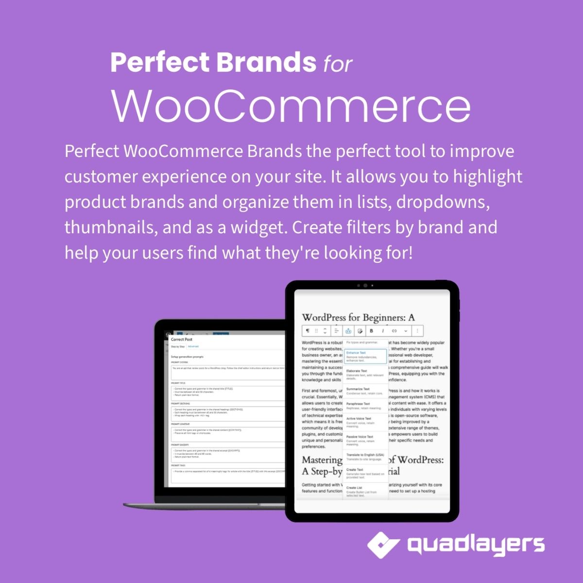 WooCommerce Perfect Brands PRO by Quadlayers WooCommerce Perfect Brands PRO by Quadlayers