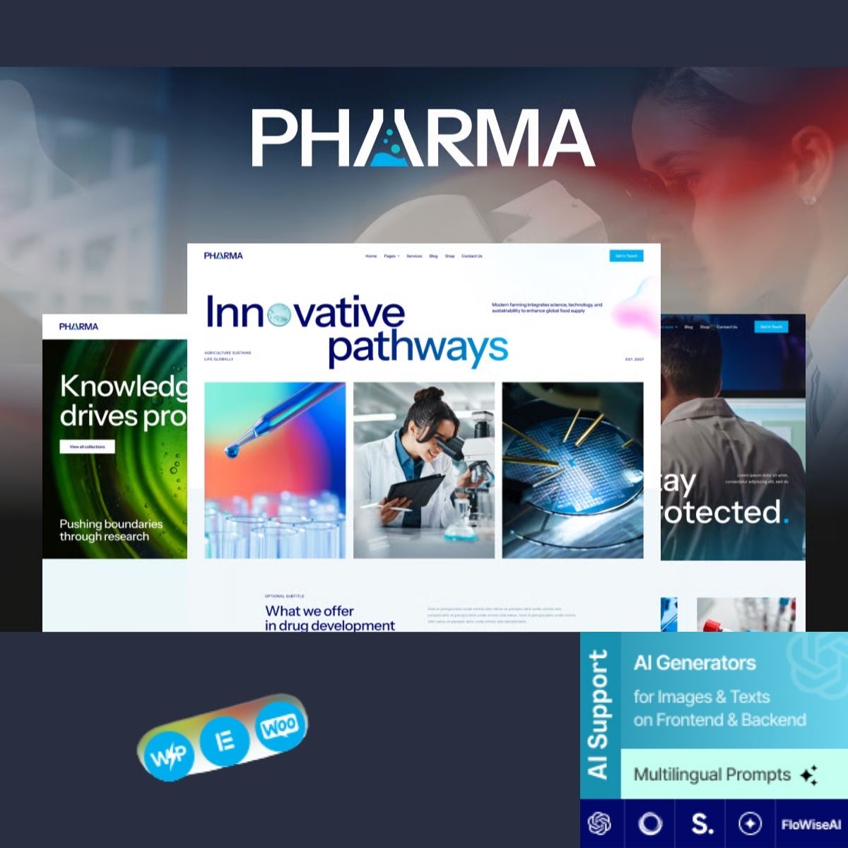 Pharma - Laboratory & Science Research WordPress Theme Pharma - Laboratory & Science Research WordPress Theme