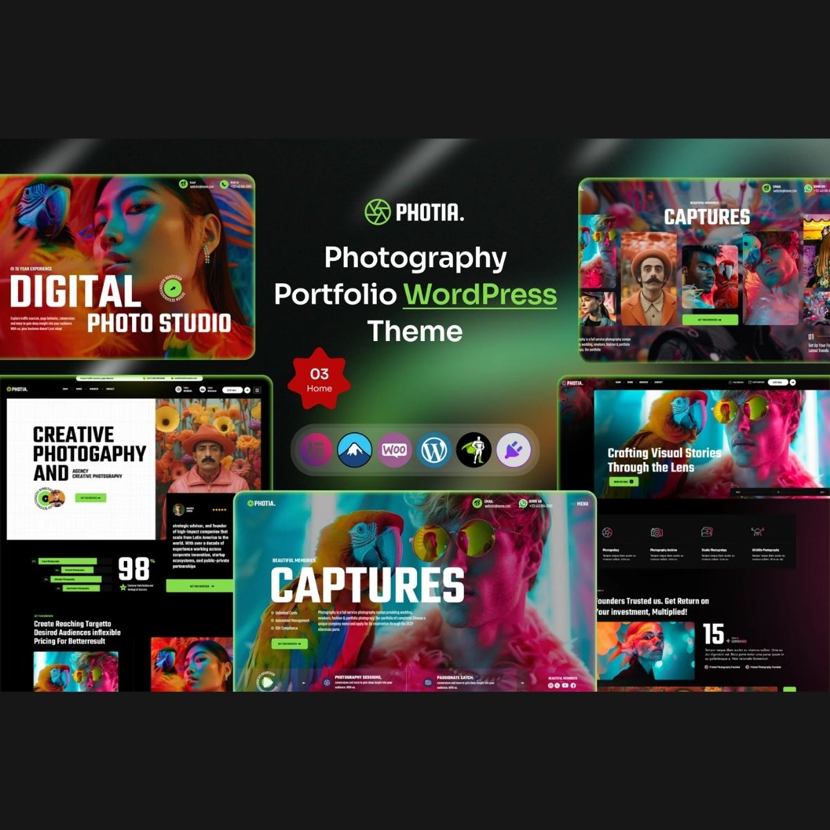 Photia - Photography Portfolio WordPress Theme Photia - Photography Portfolio WordPress Theme