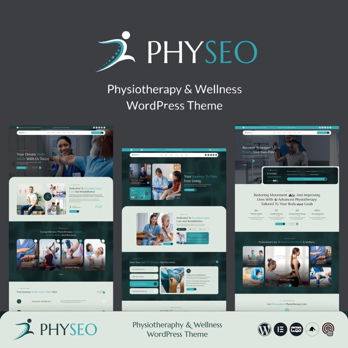 Physeo - Physiotherapy & Wellness WordPress Theme Physeo - Physiotherapy & Wellness WordPress Theme